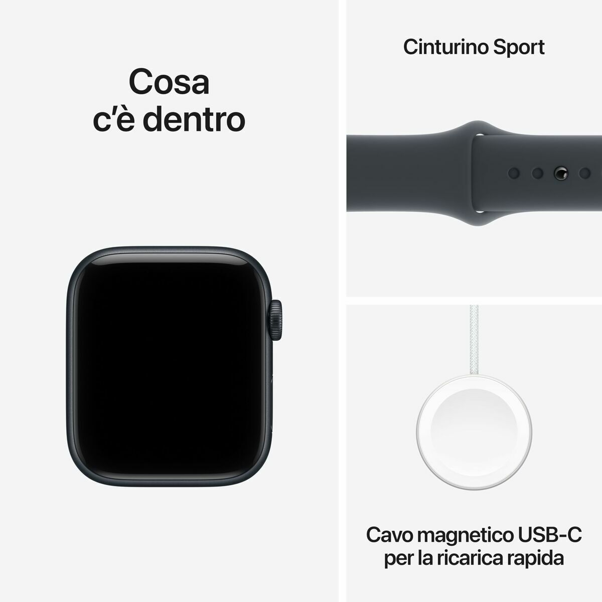 Montre intelligente Apple MEHQ4QL/A Noir Ø 44 mm