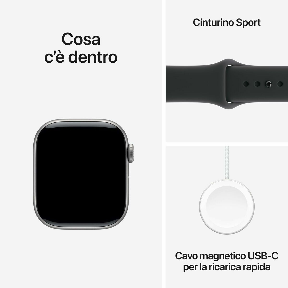 Montre intelligente Apple MEQW4QL/A Gris 42 mm