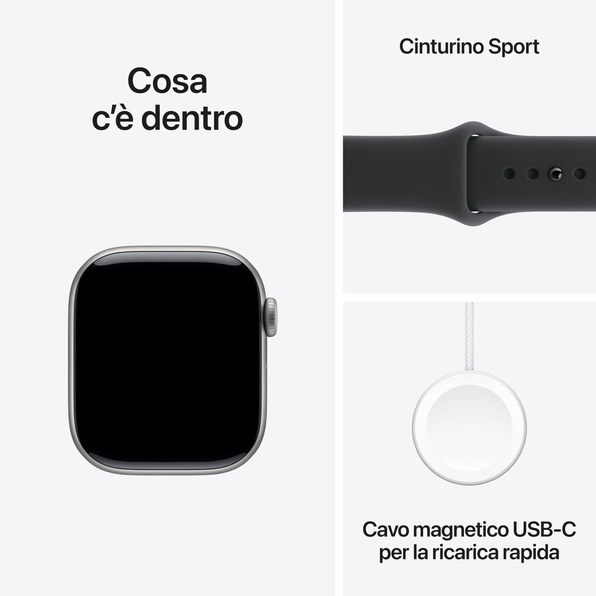 Montre intelligente Apple Series 11 Gris 1,77" 42 mm Ø 42 mm Ø 42,5 mm