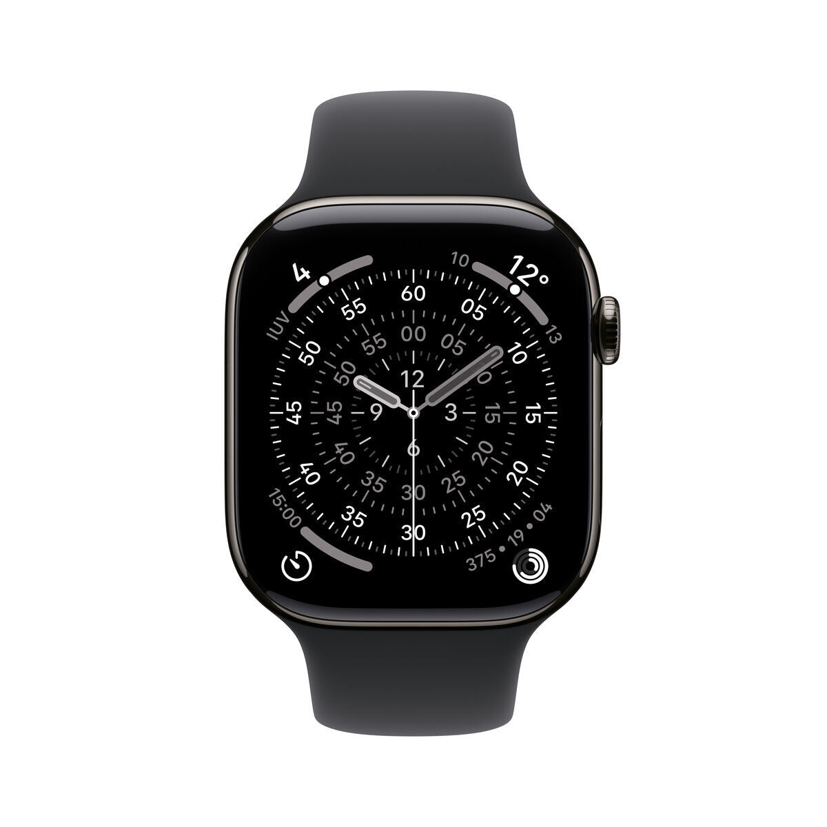 Montre intelligente Apple MFD24QL/A Noir Titane Ardoise 46 mm