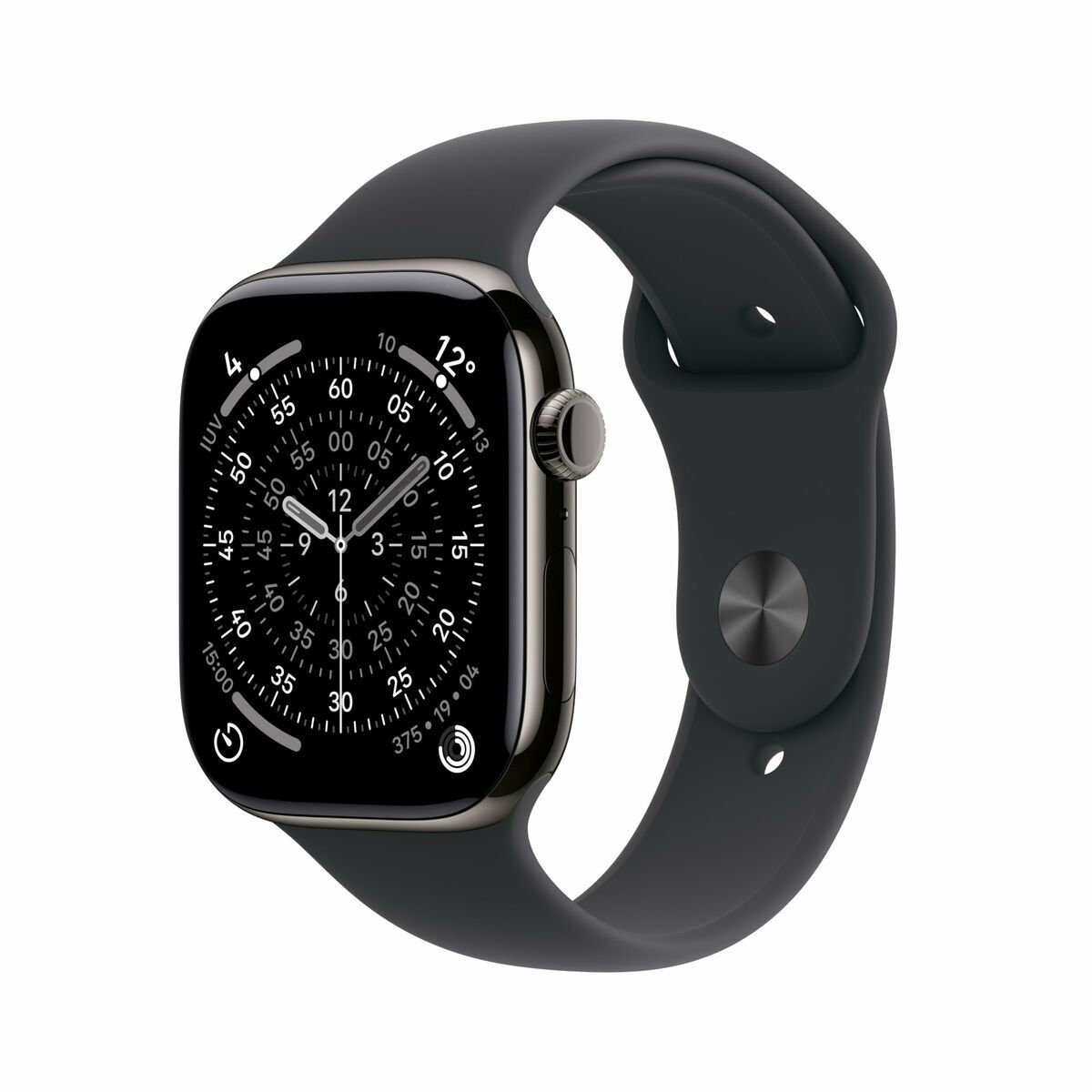 Montre intelligente Apple MFD24QL/A Noir Titane Ardoise 46 mm