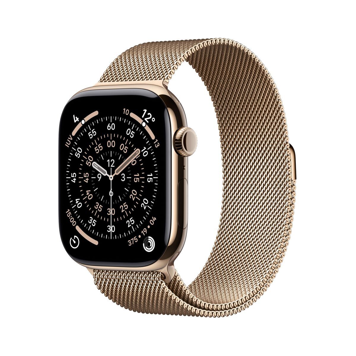 Montre intelligente Apple MFD74QL/A Titane Doré 46 mm