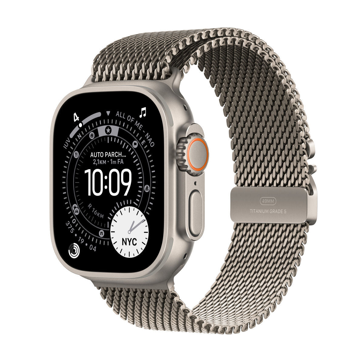 Montre intelligente Apple MEWW4QL/A Titane 49 mm