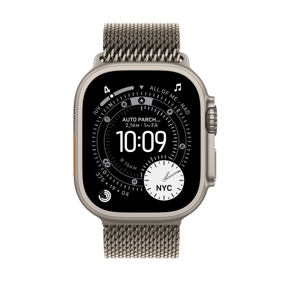 Montre intelligente Apple MEWW4QL/A Titane 49 mm