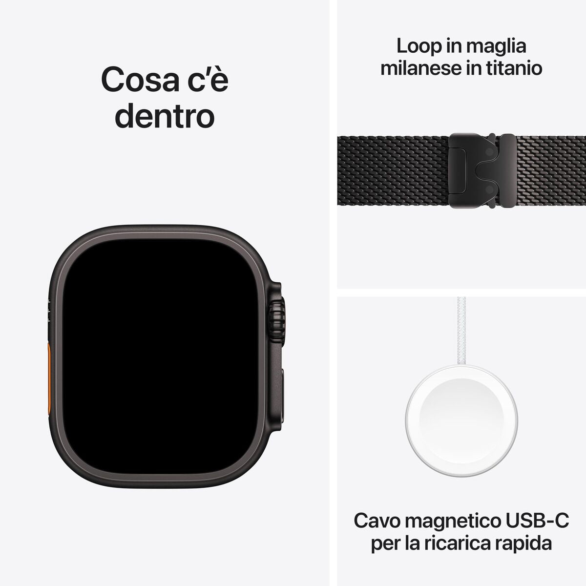 Montre intelligente Apple MF1N4QL/A Noir 49 mm