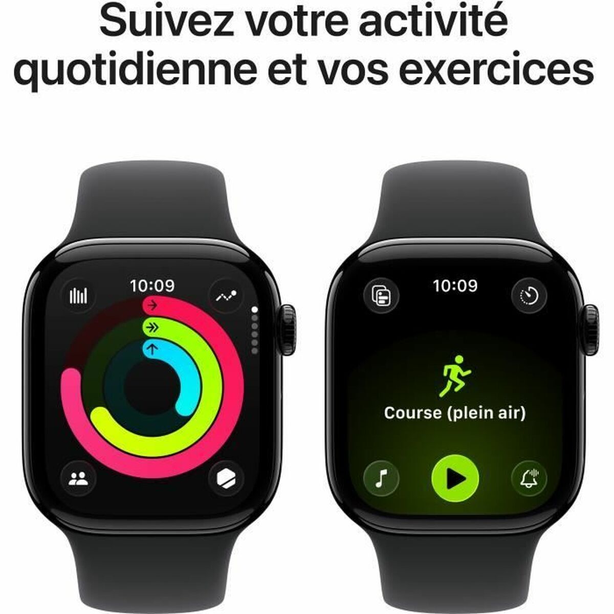 Montre intelligente Apple MF834ZR/A Noir