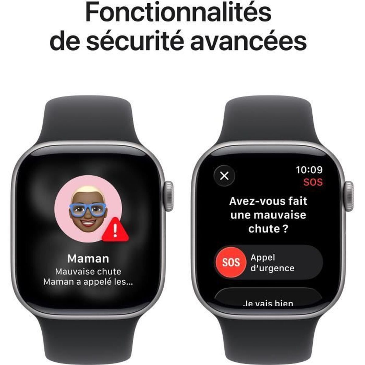 Montre intelligente Apple MEQW4QL/A Gris 1,77"