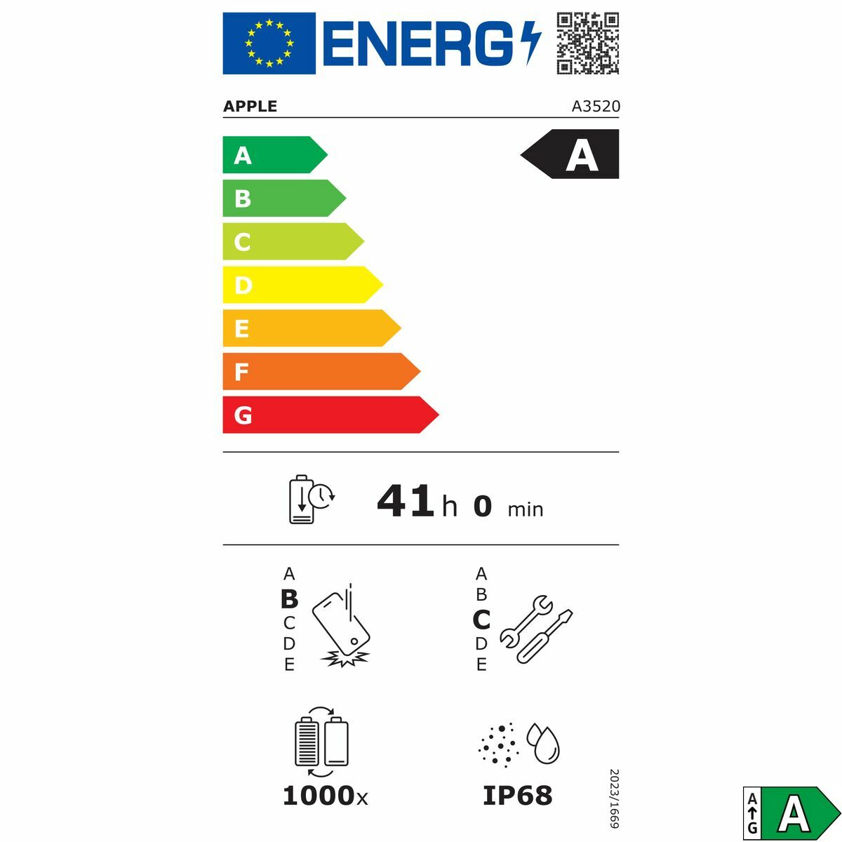 Smartphone Apple MG6P4QL/A 6,3" Hexa Core 8 GB RAM 512 GB Noir