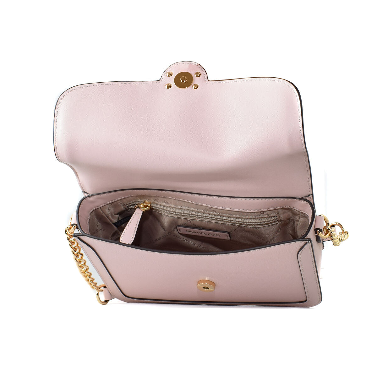Sac à Bandoulière Michael Kors Leida Rose 23 x 17 x 6 cm