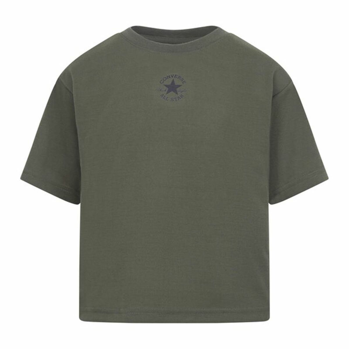 T shirt à manches courtes Enfant Converse Chuck Patch Boxy Olive
