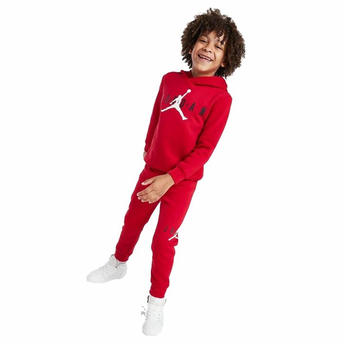 Ensemble de Sport pour Enfants Jordan Sustainable Rouge 2 Pièces