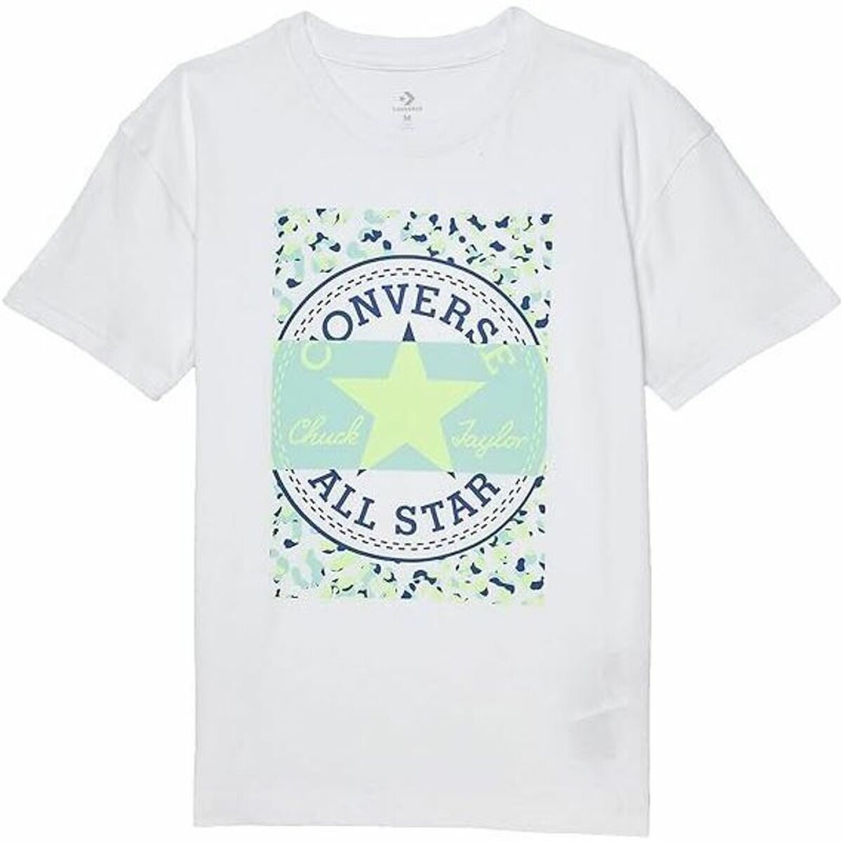 T shirt à manches courtes Enfant Converse Boyfriend Graphicrt Blanc