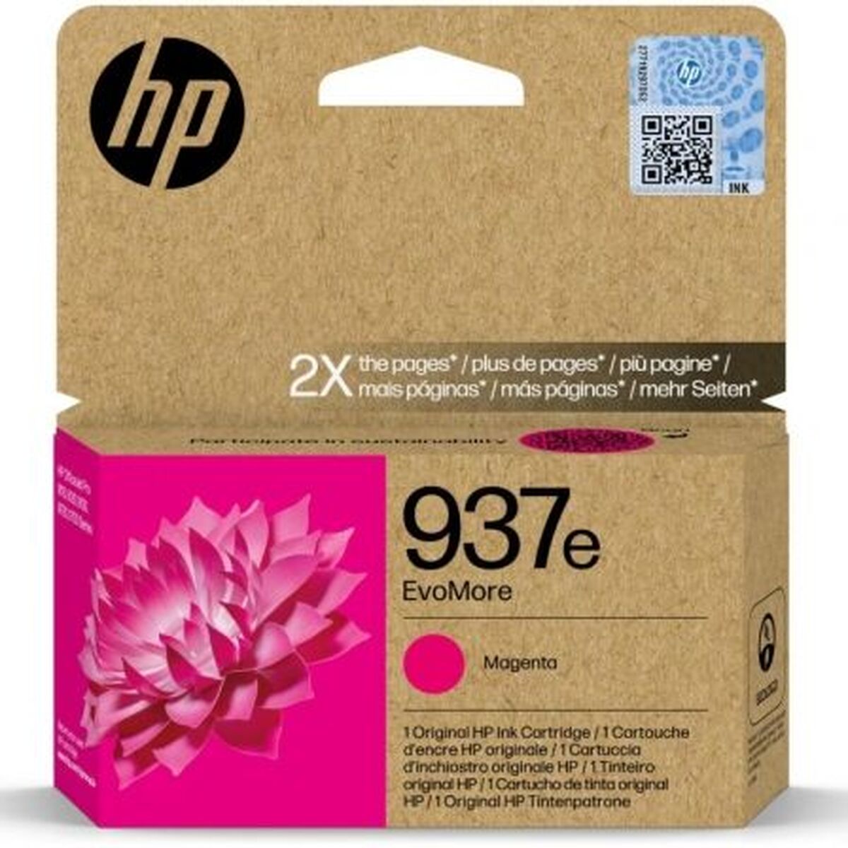 Cartouche d'encre originale HP 4S6W7NE Magenta