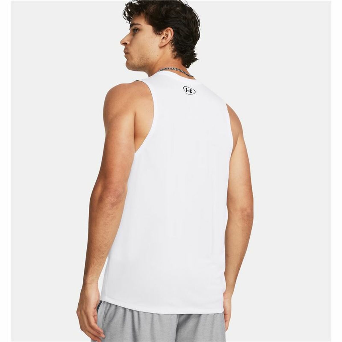 Maillot de Corps sans Manches pour Homme Under Armour Tech Tank Blanc
