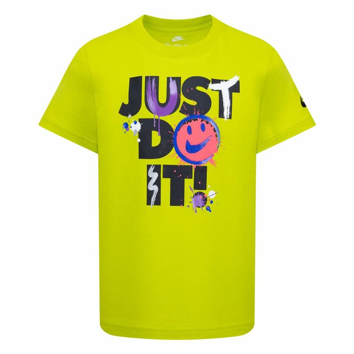T shirt à manches courtes Enfant Nike Nkb Express Yourself Jdi Ss Jaune