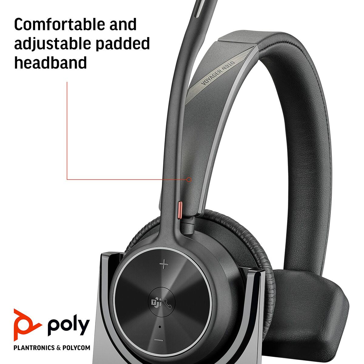 Casque Poly 77Y93AA Noir