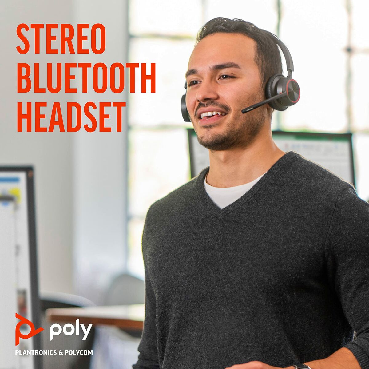 Casque Poly 77Z00AA Noir