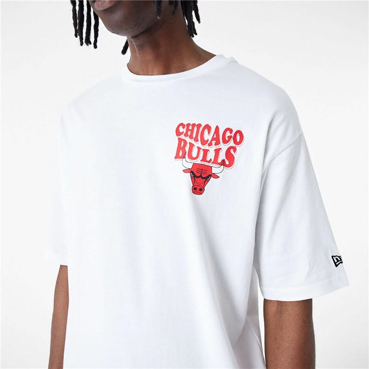 T-shirt à manches courtes homme New Era  SCRIPT OS TEE CHIBUL 60435518 Blanc (S)