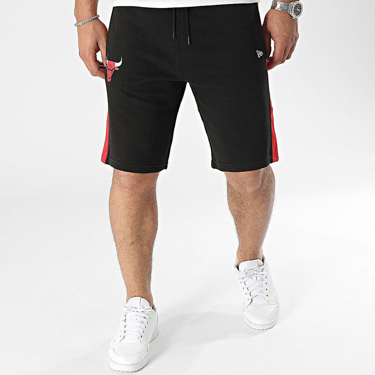 Short de Sport pour Homme New Era NBA MESH PANEL OS SHORTS CHIBUL 60435477 Noir