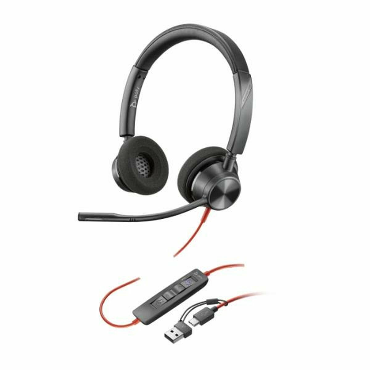 Casque Poly 8X220AA Noir
