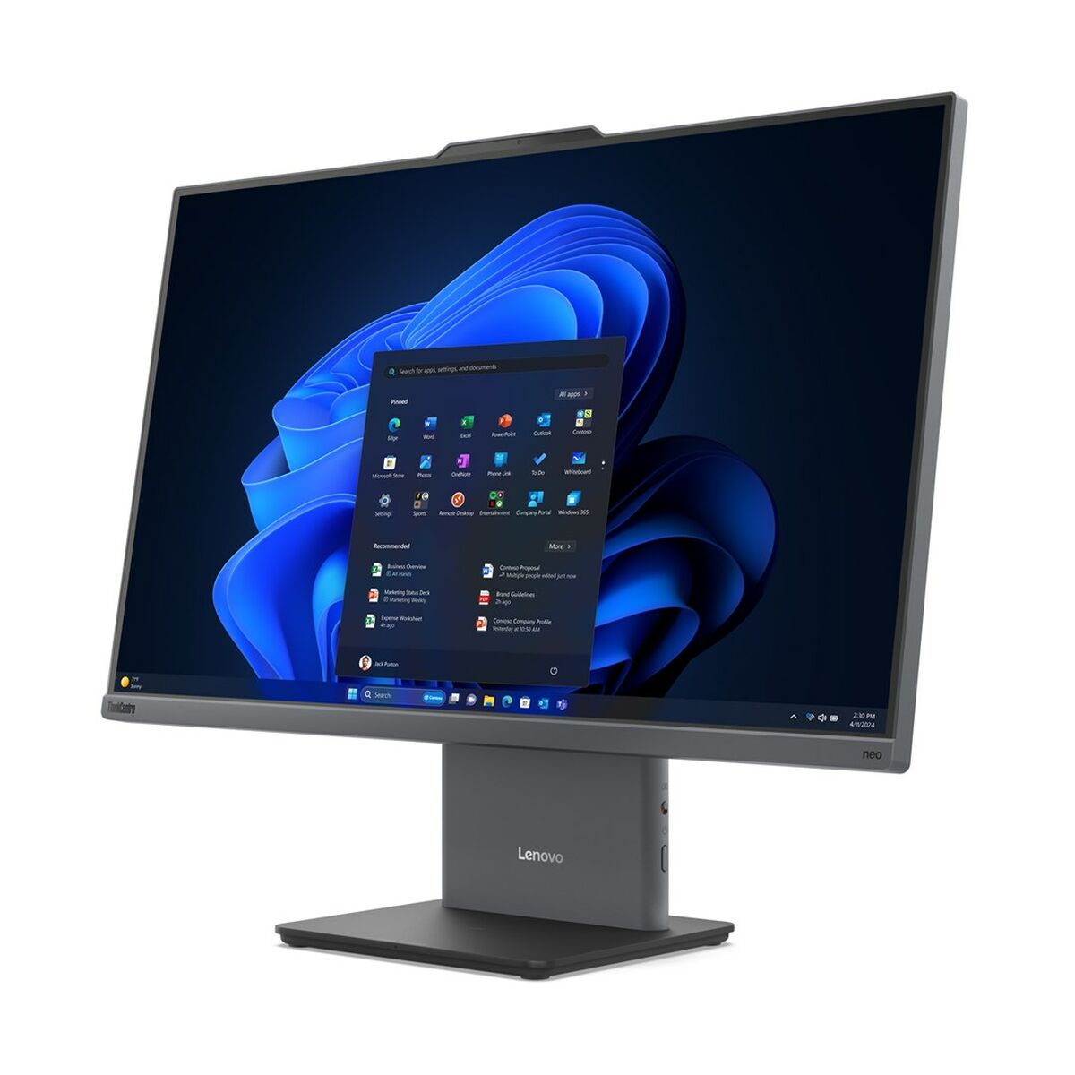 Tout en Un Lenovo 12SA000APB 27" Intel Core i3-1315U 8 GB RAM 512 GB SSD