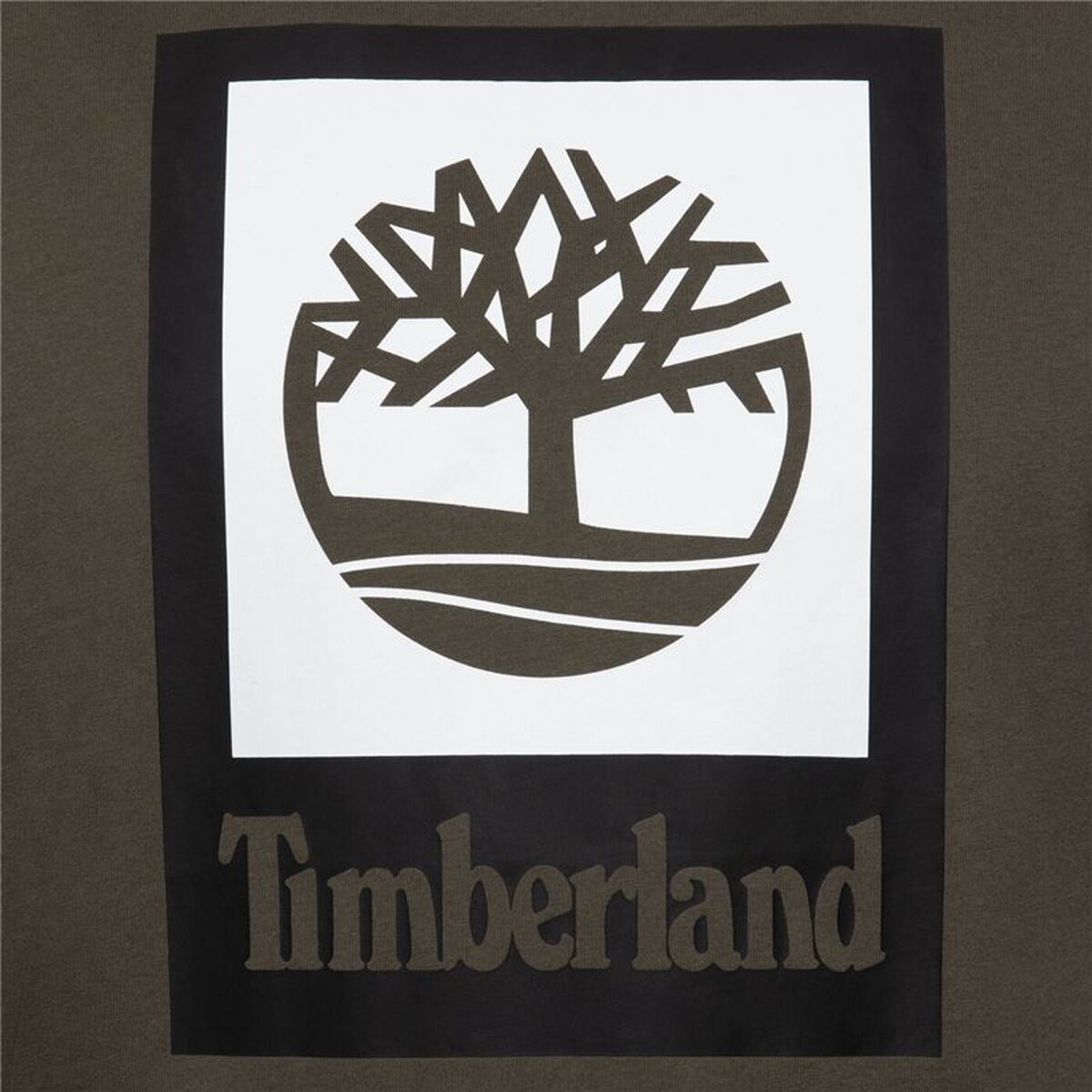 T-shirt à manches courtes homme Timberland Stack Logo Olive