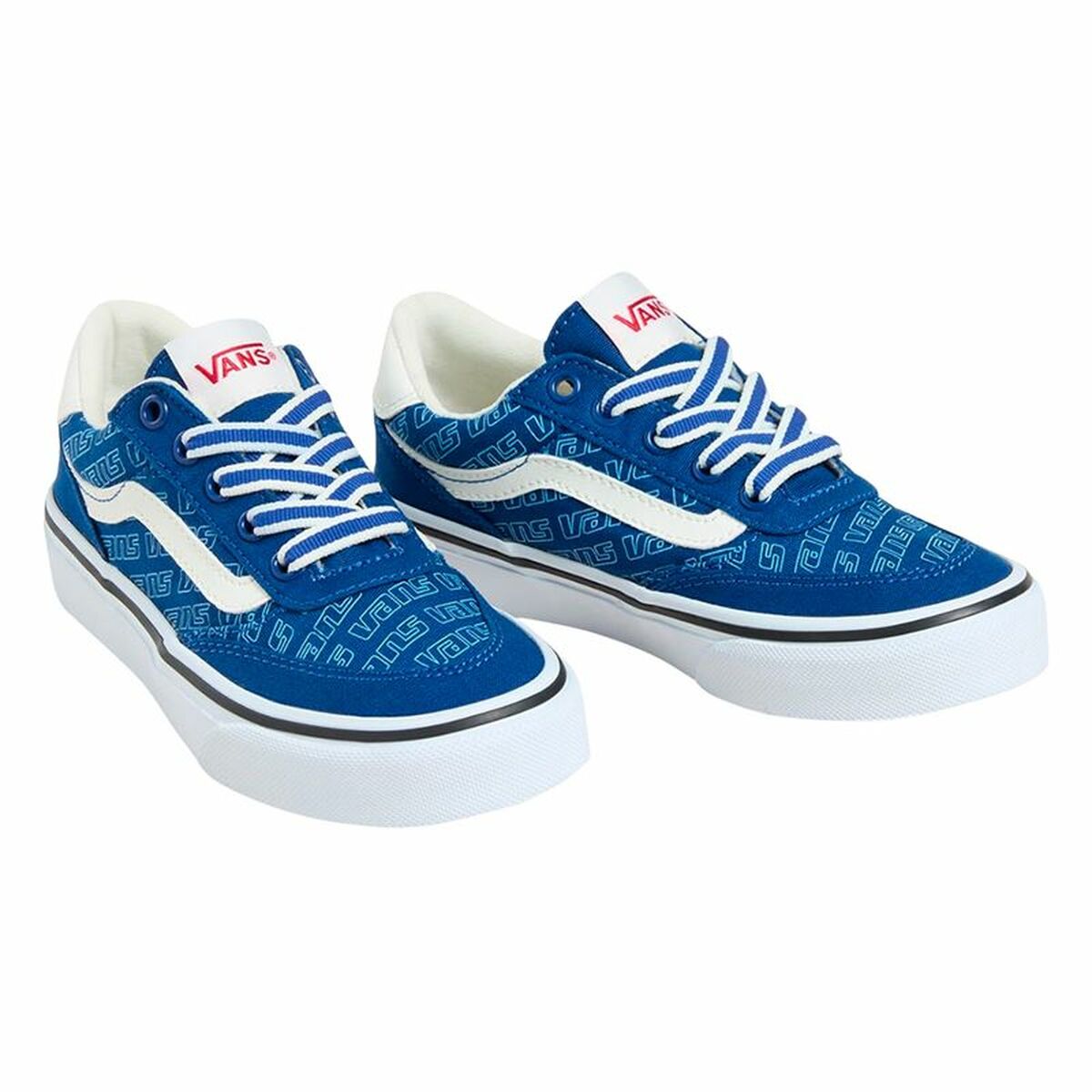 Chaussures de Sport pour Enfants Vans Brooklyn Ls Rtlg Bleu