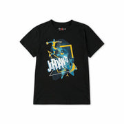 T shirt à manches courtes Enfant Jordan Jdb Jordan 3Peat Ss Noir