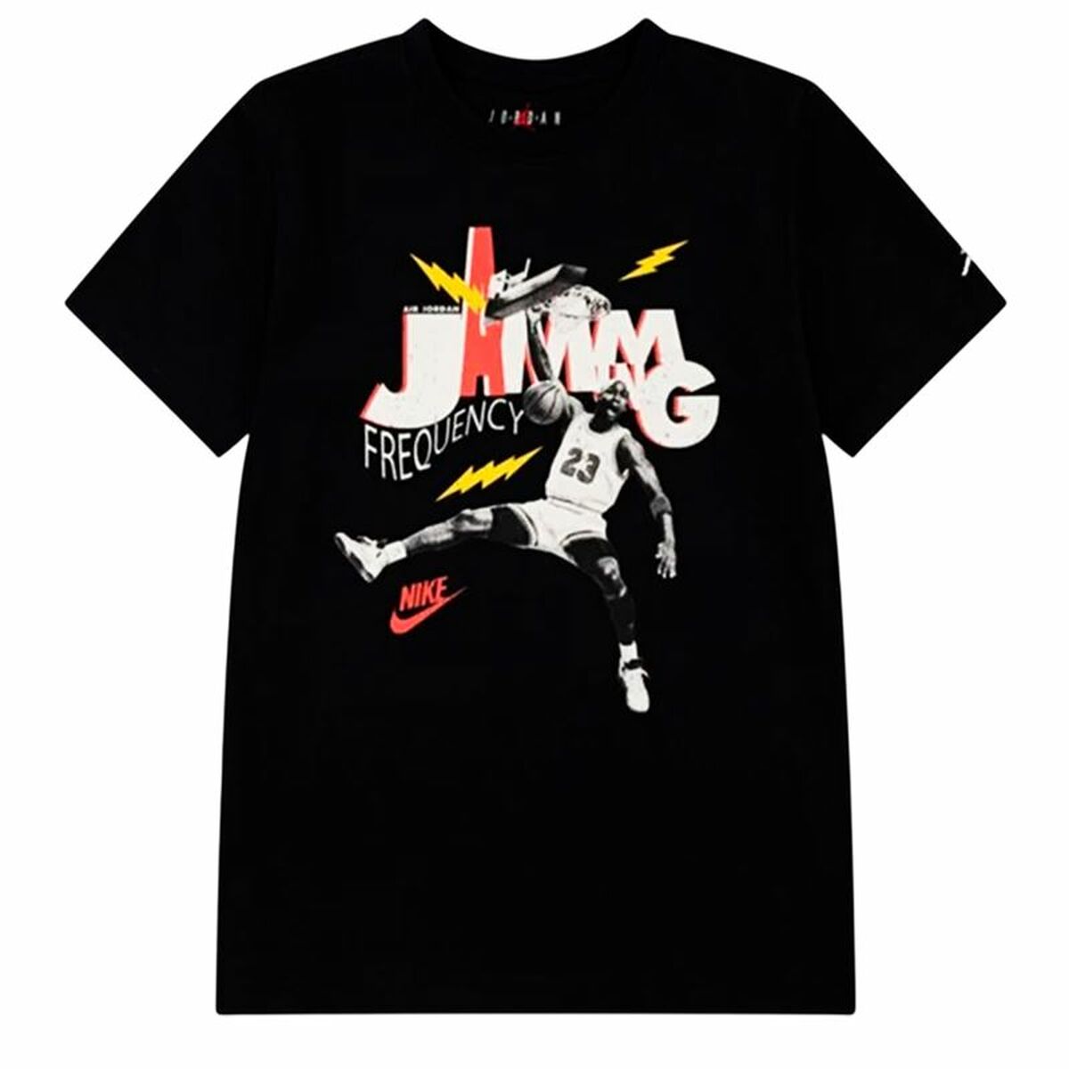 T shirt à manches courtes Enfant Jordan Mj Jamming Ss Noir