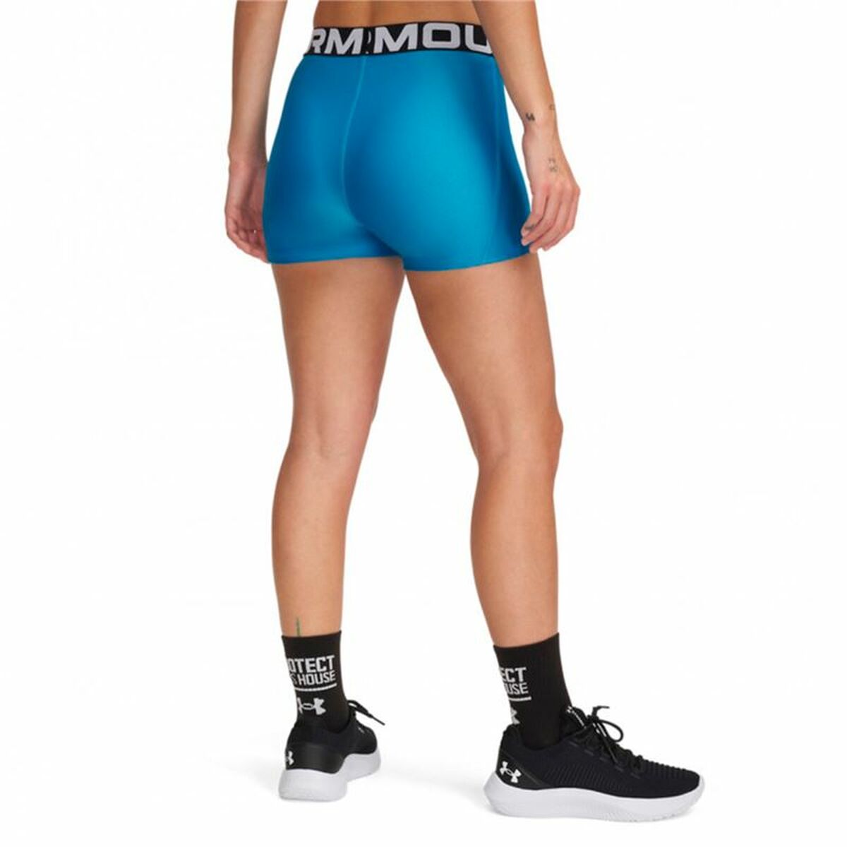 Leggings de Sport pour Femmes Under Armour Hg Shorty Bleu Indigo