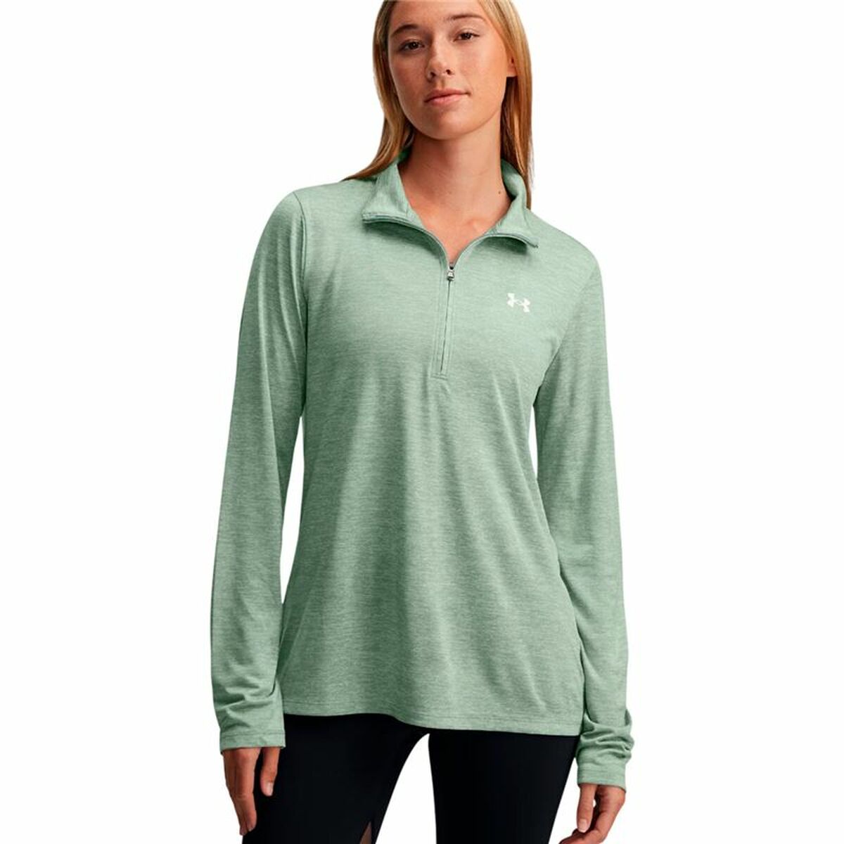 Tee-shirt Manches Longues Femme Under Armour Tech 1/2 Zip