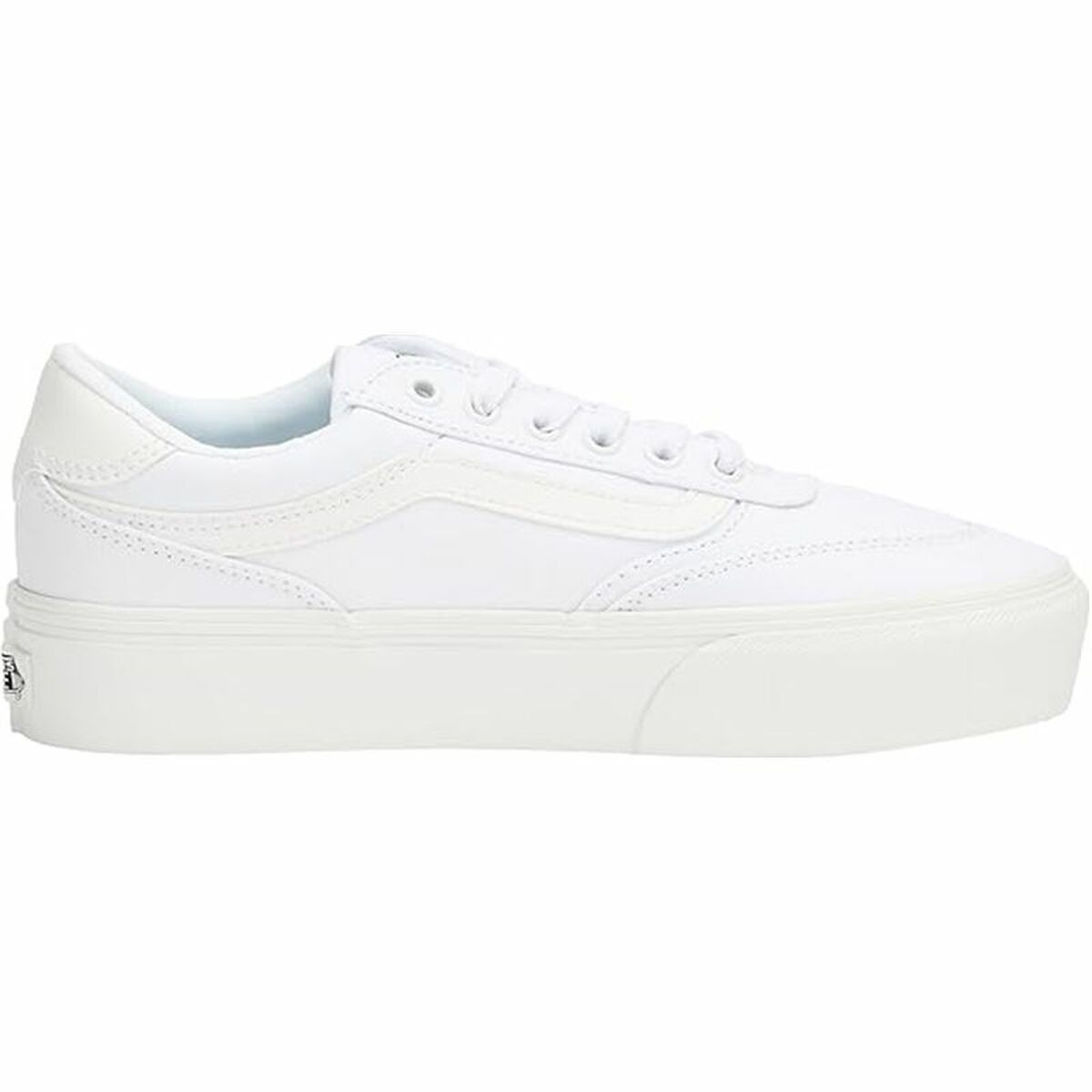 Chaussures de sport pour femme Vans Brooklyn Ls Platform Cnvs Blanc