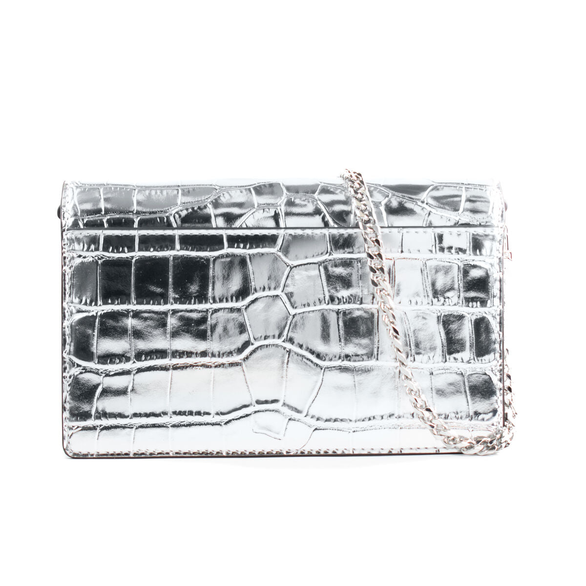 Sac à Bandoulière Michael Kors 32F4SJ6C8K-SILVER Gris 22 x 14 x 6 cm