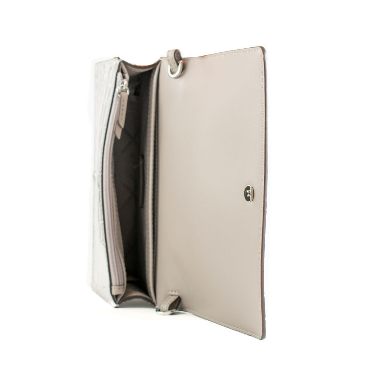 Sac à Bandoulière Michael Kors 32F4SJ6C8K-SILVER Gris 22 x 14 x 6 cm