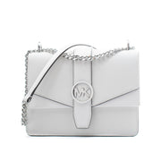 Sac à Bandoulière Michael Kors Greenwich Blanc 20 x 18 x 6 cm