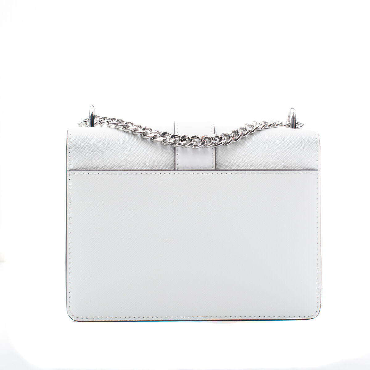 Sac à Bandoulière Michael Kors Greenwich Blanc 20 x 18 x 6 cm
