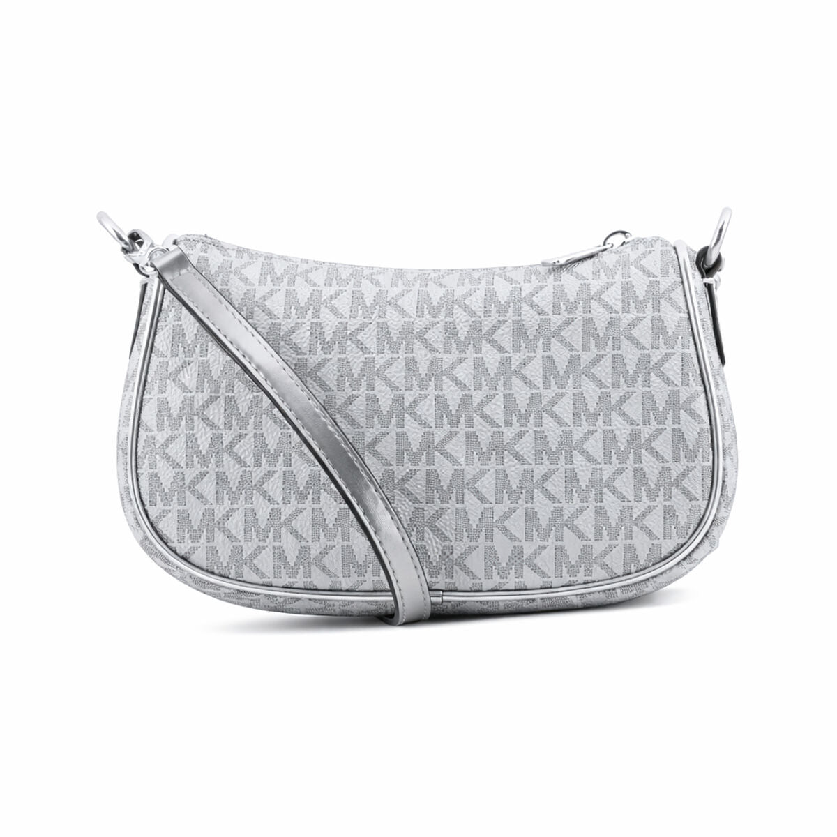 Sac à Bandoulière Michael Kors Carmela Gris 20 x 12 x 7 cm