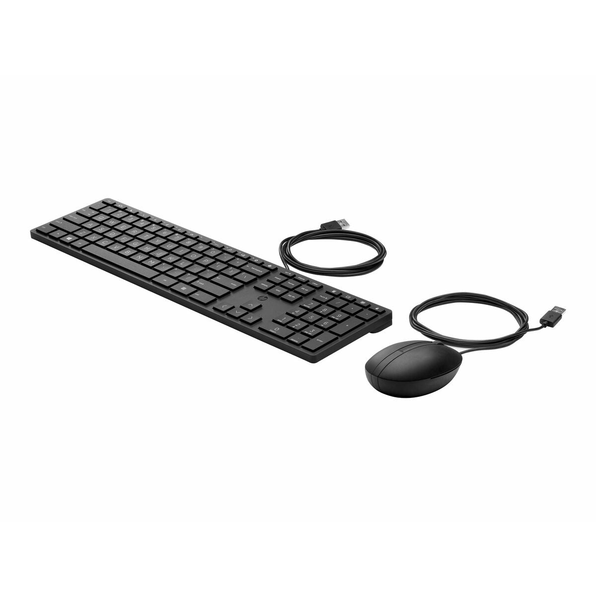 clavier et souris HP 9SR36UT Noir Espagnol Qwerty