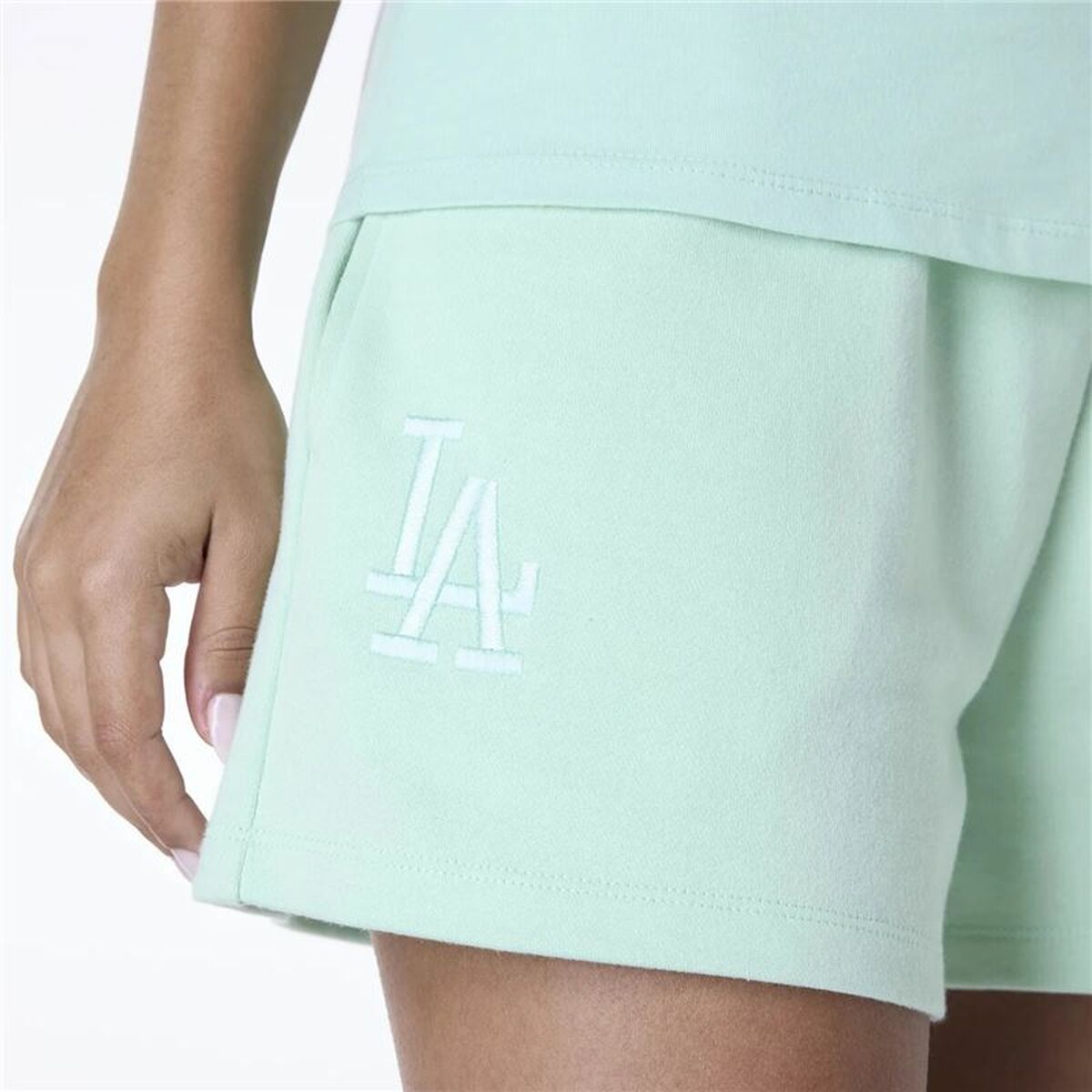 Shorts Femmes New Era LA Dodgers MLB League Aigue marine