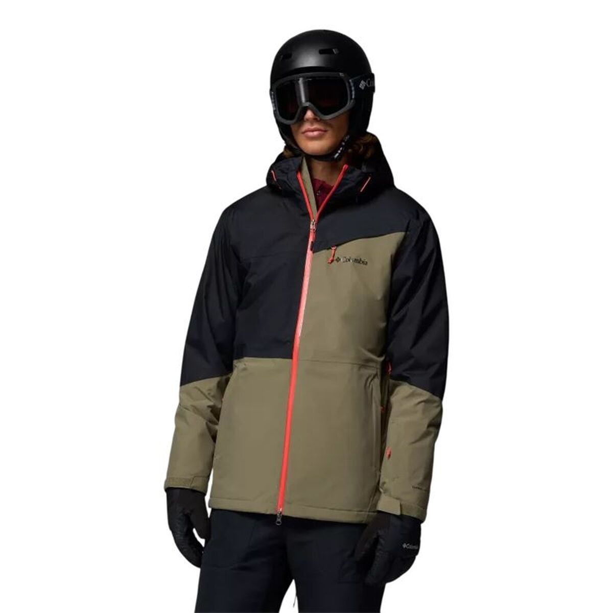 Anorak de ski Columbia Iceberg Point™ II Marron Noir Homme