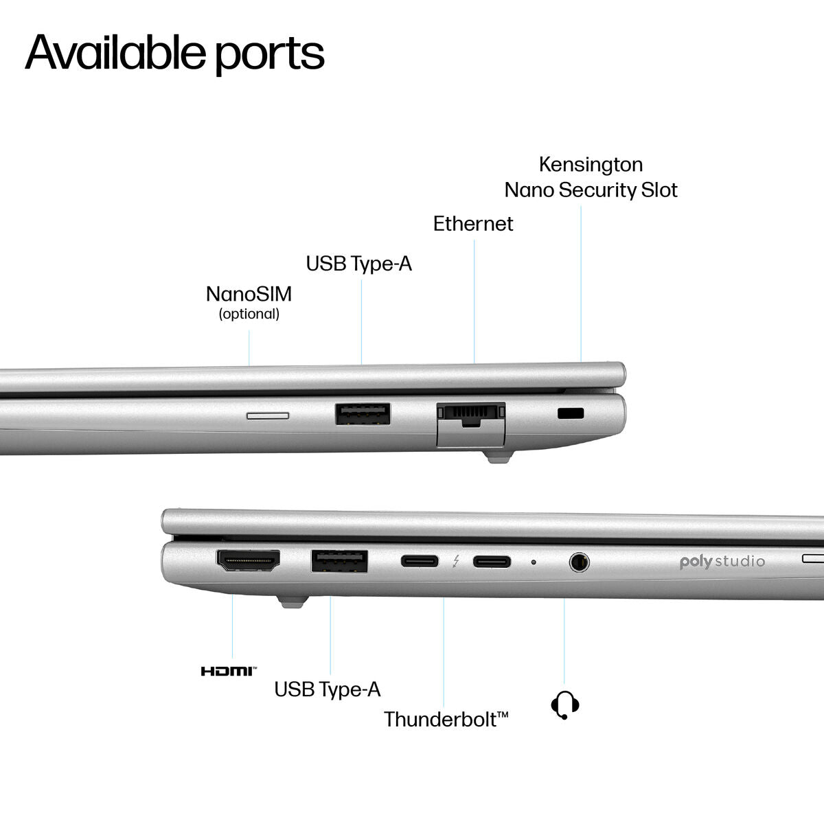 Ordinateur Portable HP AD3A0ET#ABE 14" intel core ultra 5 intel core ultra 7 16 GB RAM 512 GB SSD