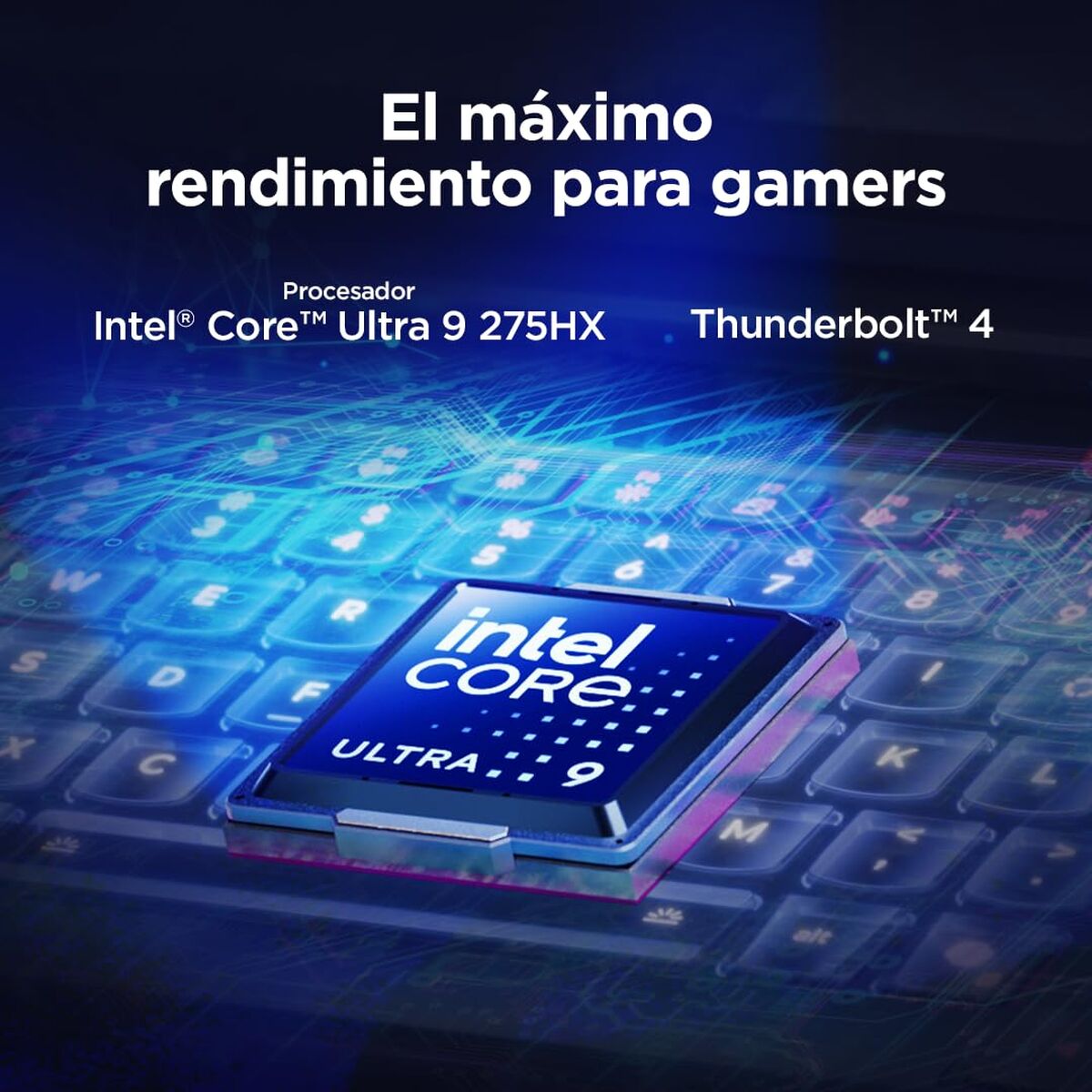 Ordinateur Portable Lenovo 16" intel core ultra 9 275HX 2 TB SSD Espagnol Qwerty