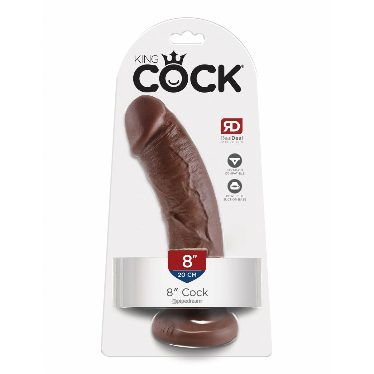 Gode Pipedream King Cock Marron