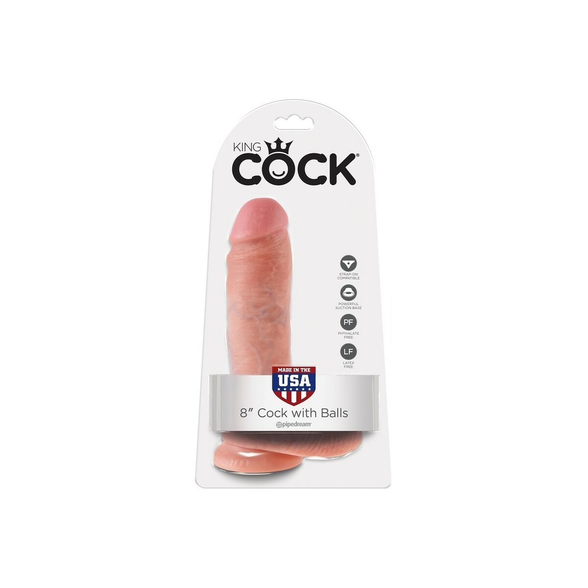 Pénis réaliste Pipedream King Cock PVC Ø 5 cm