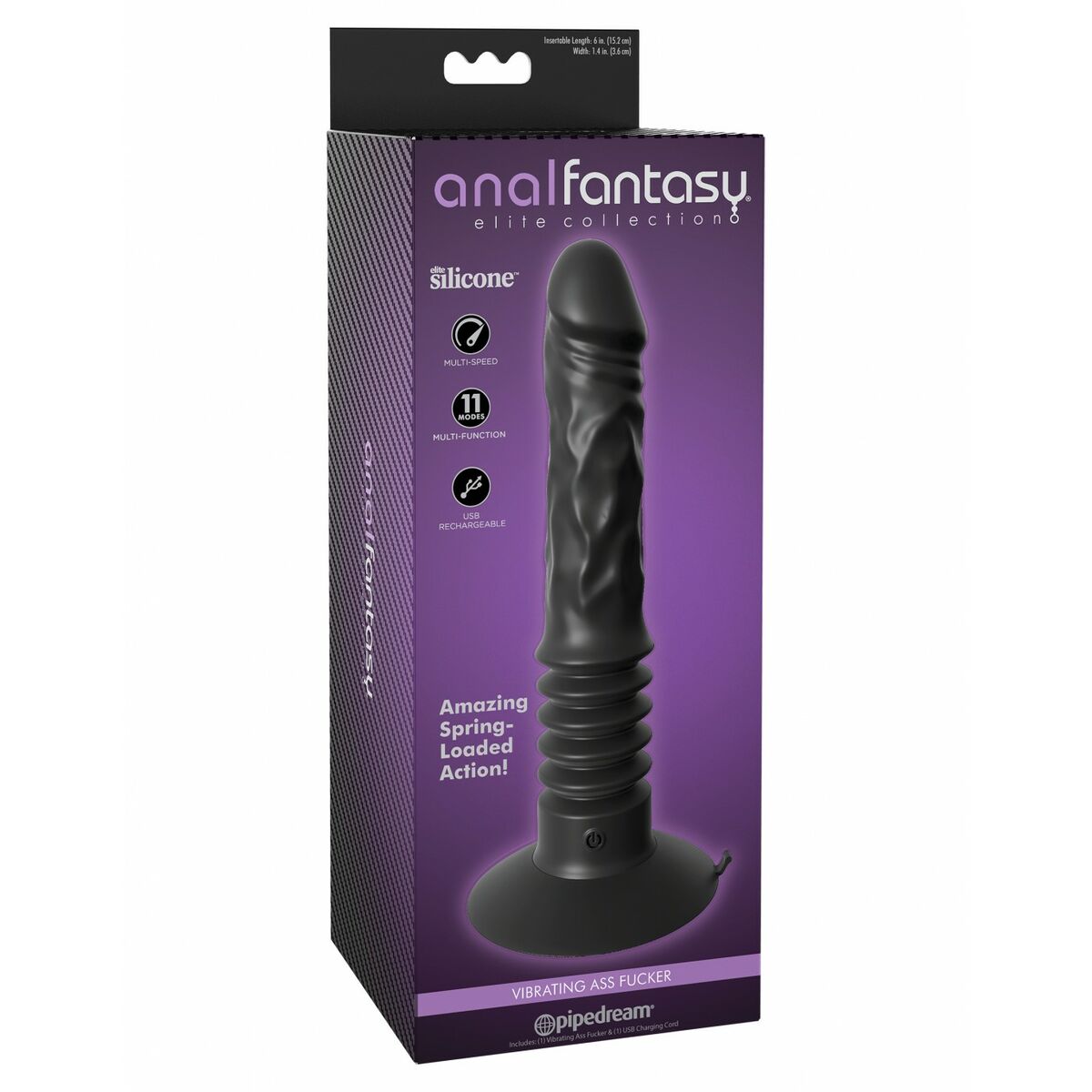 Vibromasseur anal Pipedream Anal Fantasy Elite Noir