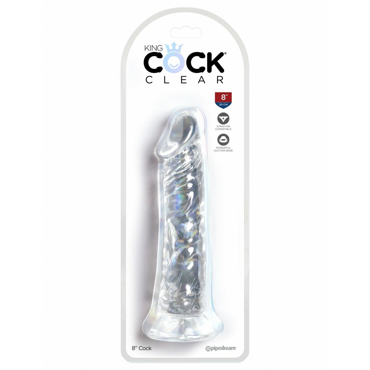 Gode réaliste Pipedream - King Cock Silicone Ø 4,6 cm (20 cm)