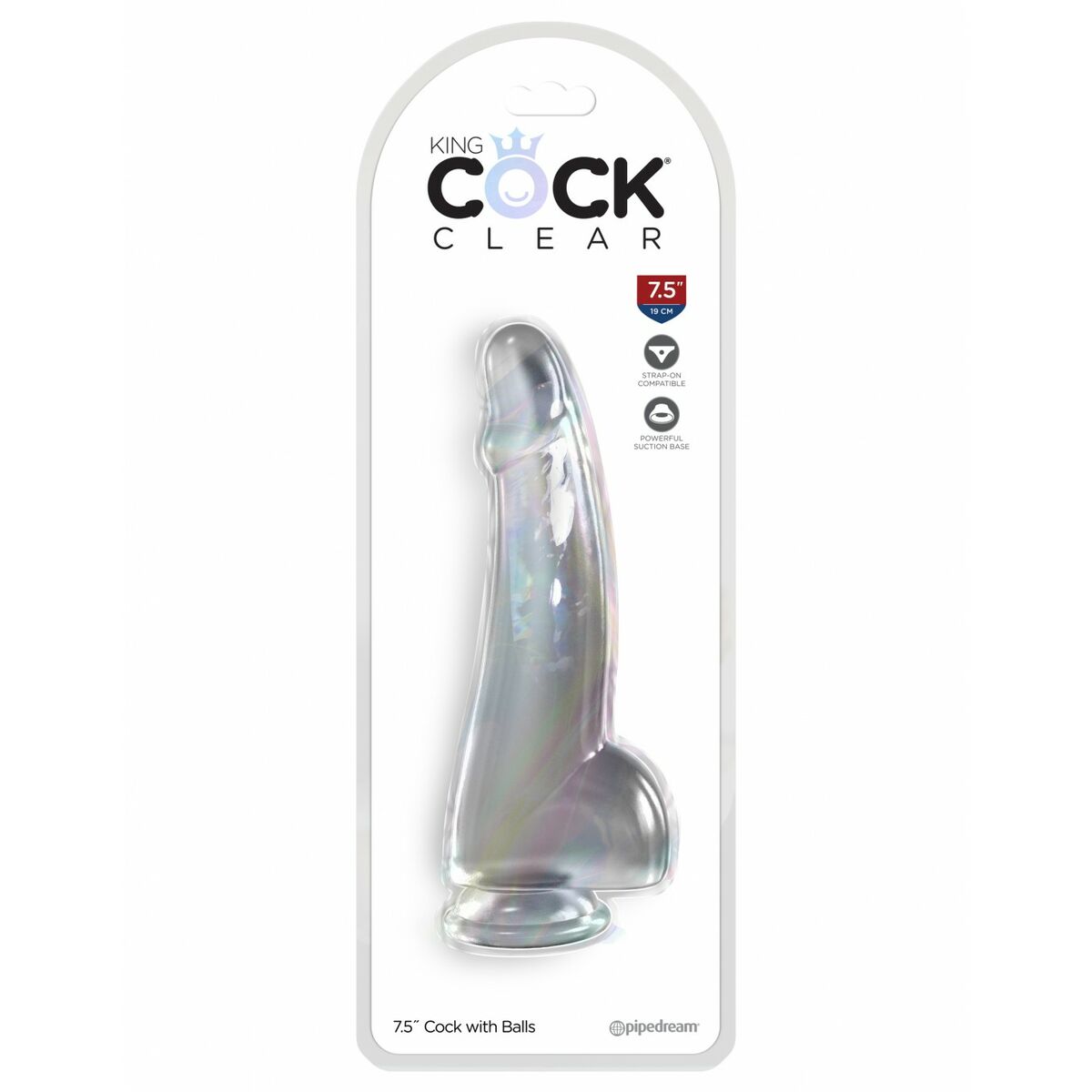 Gode réaliste Pipedream - King Cock Transparent