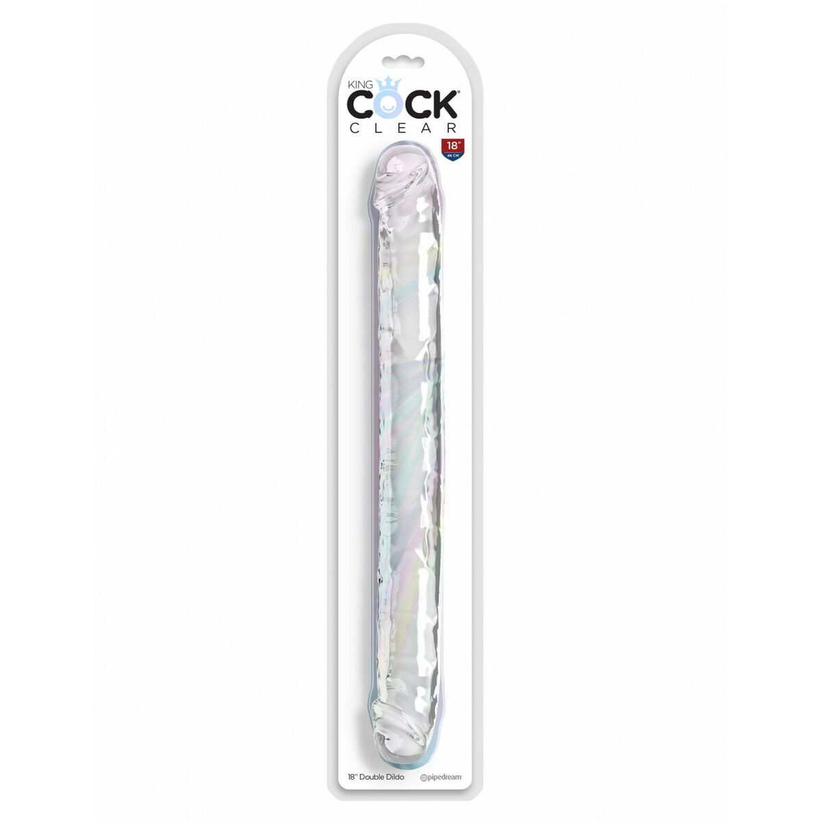 Masseur Double Pénétration Pipedream - King Cock Transparent