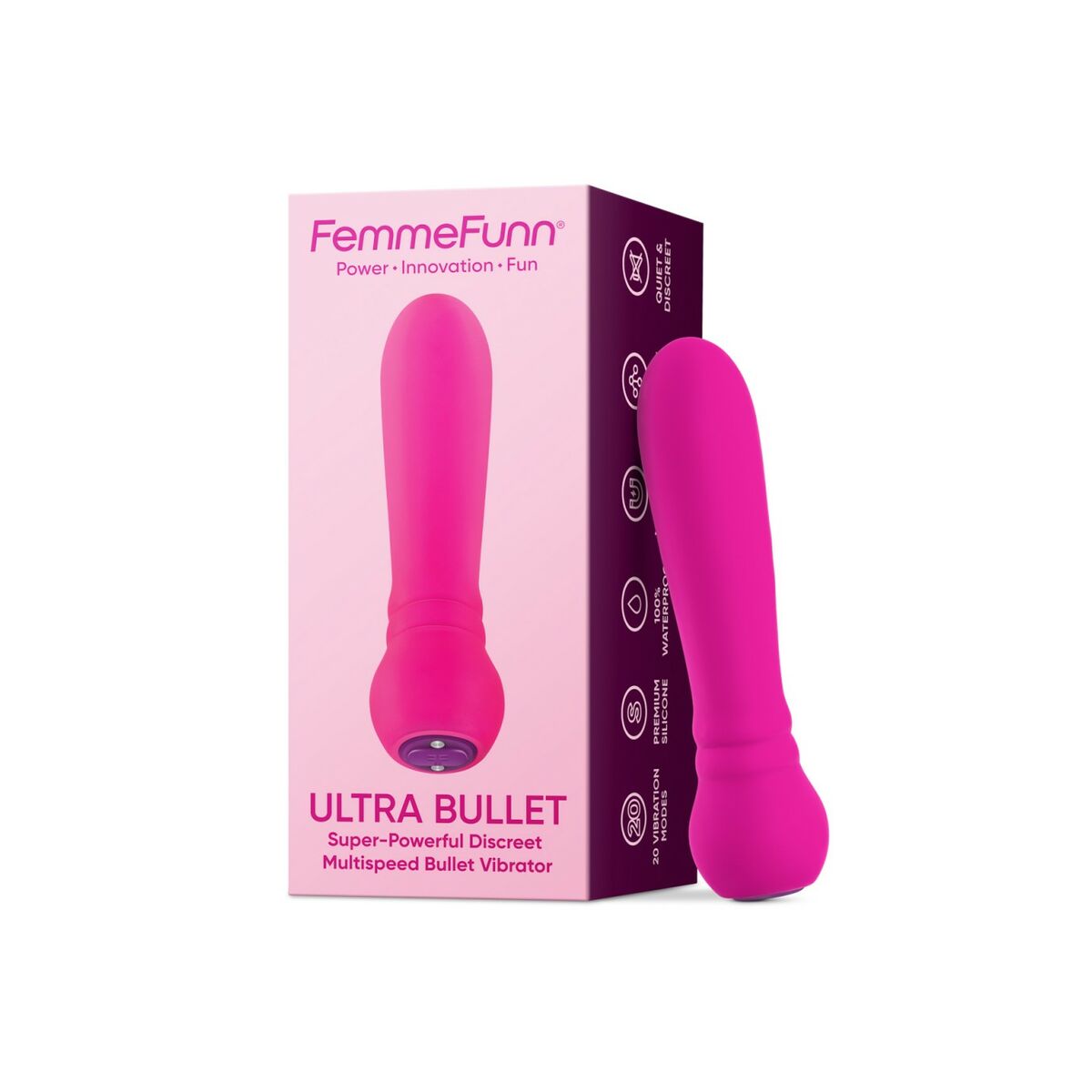 Vibromasseur FemmeFunn Ultra Bullet Rose