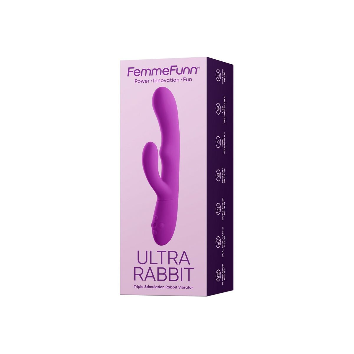Vibration de Stimulation Double FemmeFunn Ultra Rabbit Violet